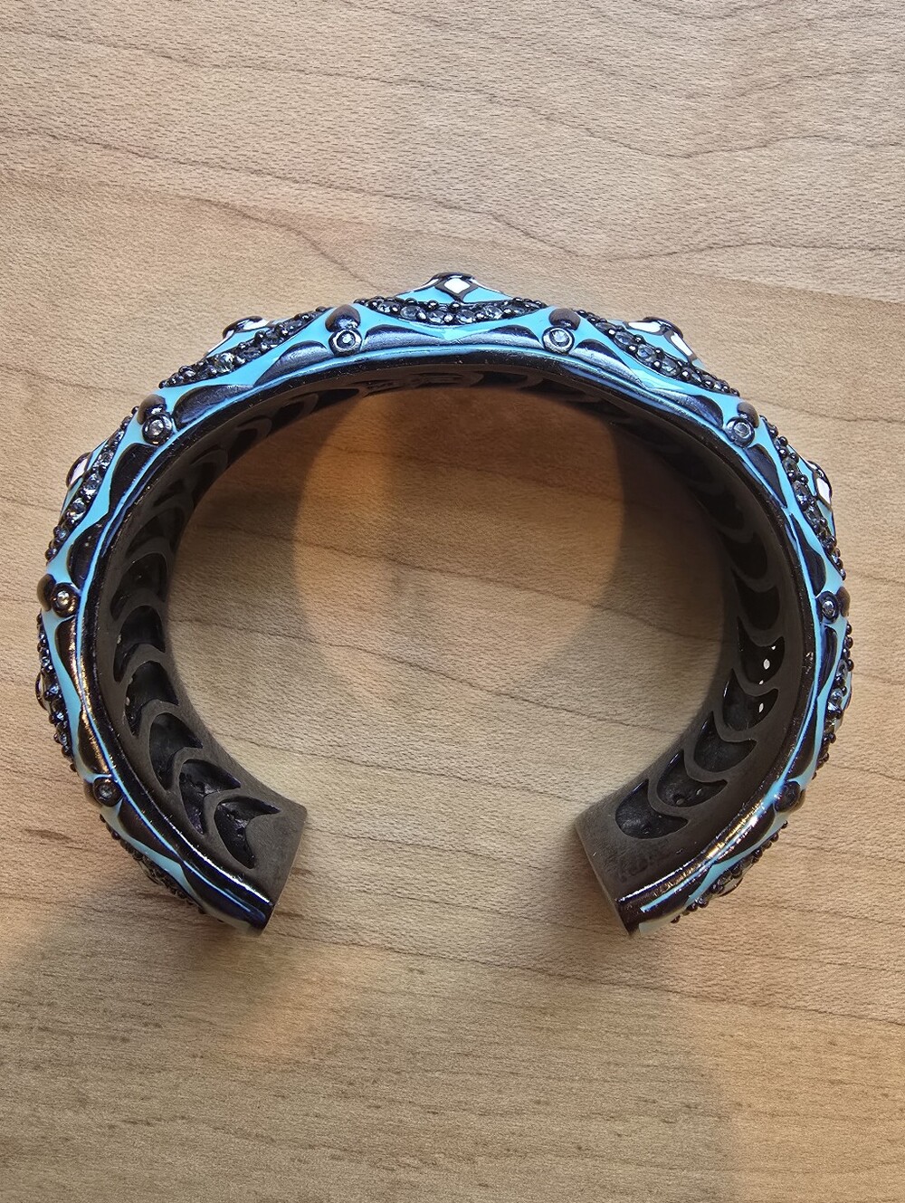 MCL By Matthew Campbell Laurenza Sterling Silver Floral Enamel & Stone Bracelet - Picture 2 of 7